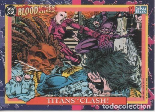 Collezionismo sportivo: Cromo E002157: Trading Cards: DC Bloodline n&ordm; 12. Titans Clash - Varios