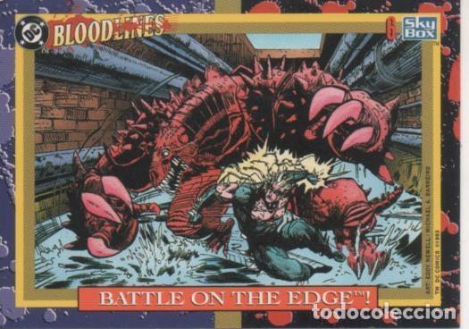 Collezionismo sportivo: Cromo E002152: Trading Cards: DC Bloodlines n&ordm; 6. Battle of the Edge - Varios