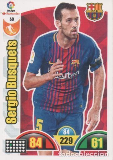 Collezionismo sportivo: Cromo E002867: Trade Card Game Adrenalyn. Liga 2017-18, Sergio Busquets. F.C. Barcelona - LFP