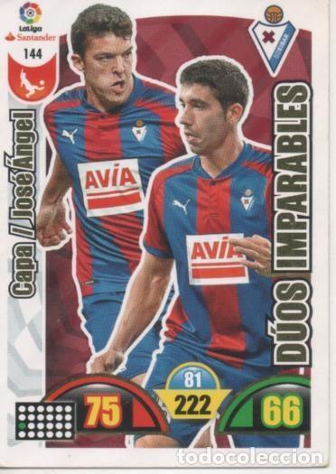 Collezionismo sportivo: Cromo E002898: Trade Card Game Adrenalyn. Liga 2017-18, D&uacute;os Imparables. Capa/Jos&eacute; &Aacute;ngel. S.D. Eibar