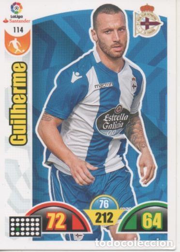 Collezionismo sportivo: Cromo E002883: Trade Card Game Adrenalyn. Liga 2017-18, Guiherma. R.C.D. La Coru&ntilde;a - LFP