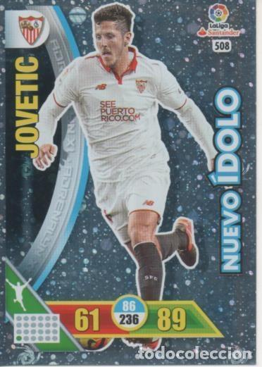Coleccionismo deportivo: Cromo E002839: Trade Card Game Adrenalyn. Liga 2016-17, Nuevo &Iacute;dolo. Jovetic. Sevilla. F.C. - LFP