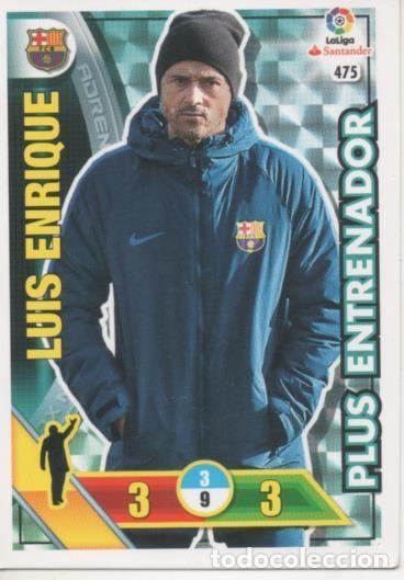 Coleccionismo deportivo: Cromo E002824: Trade Card Game Adrenalyn. Liga 2016-17, Plus Entrenador. Luis Enrique. F.C. Barcelon