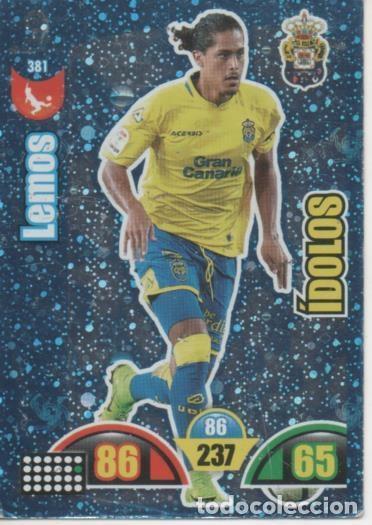 Coleccionismo deportivo: Cromo E002982: Trade Card Game Adrenalyn. Liga 2017-18, &Iacute;dolos. Lemos. U.D. Las Palmas - LFP