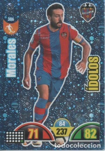 Coleccionismo deportivo: Cromo E002985: Trade Card Game Adrenalyn. Liga 2017-18, &Iacute;dolos. Morales. Levante U.D. - LFP