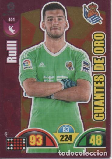 Collezionismo sportivo: Cromo E002996: Trade Card Game Adrenalyn. Liga 2017-18, Guantes de Oro. Rulli. Real Sociedad - LFP