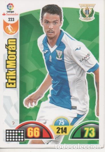Colecionismo desportivo: Cromo E002922: Trade Card Game Adrenalyn. Liga 2017-18, Erik Mor&aacute;n. C.D. Legan&eacute;s - LFP