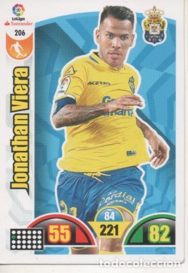 Colecionismo desportivo: Cromo E002917. Trade Card Game Adrenalyn. Liga 2017-18, Jonathan Viera. U.D. Las Palmas - LFP