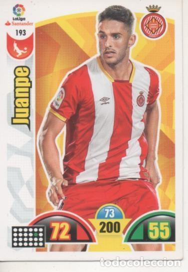 Colecionismo desportivo: Cromo E002912: Trade Card Game Adrenalyn. Liga 2017-18, Juanpe. Girona F.C. - LFP