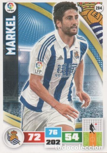 Sports collectibles: Cromo E002620: Trade Card Game Adrenalyn. Liga 2015-16, Markel. Real Sociedad - LFP