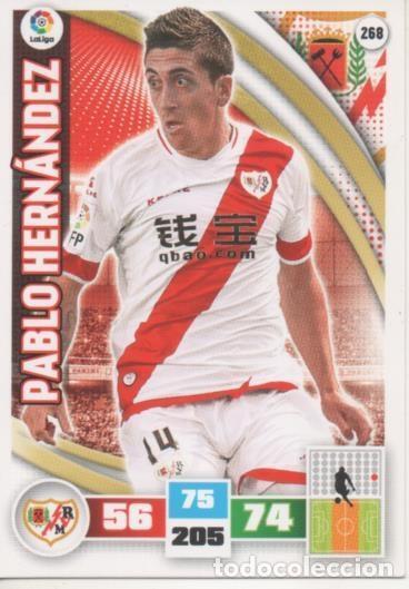 Sports collectibles: Cromo E002615: Trade Card Game Adrenalyn. Liga 2015-16, Pablo Hern&aacute;ndez. Rayo Vallecano de Madrid -