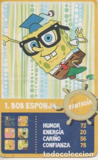 Collectionnisme sportif: Cromo E001652: Cromo. Bob Esponja n&ordm; 1 Fantasia - NULL