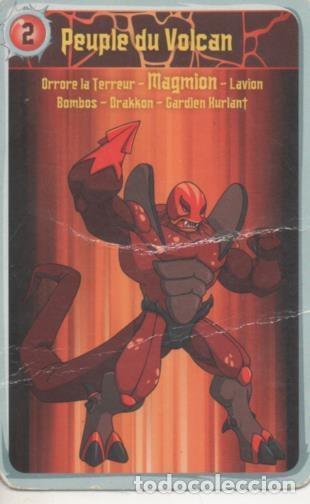 Collectionnisme sportif: Cromo E001334: Trading Cards. Gormiti. 2 Peuple du Vocan - NULL