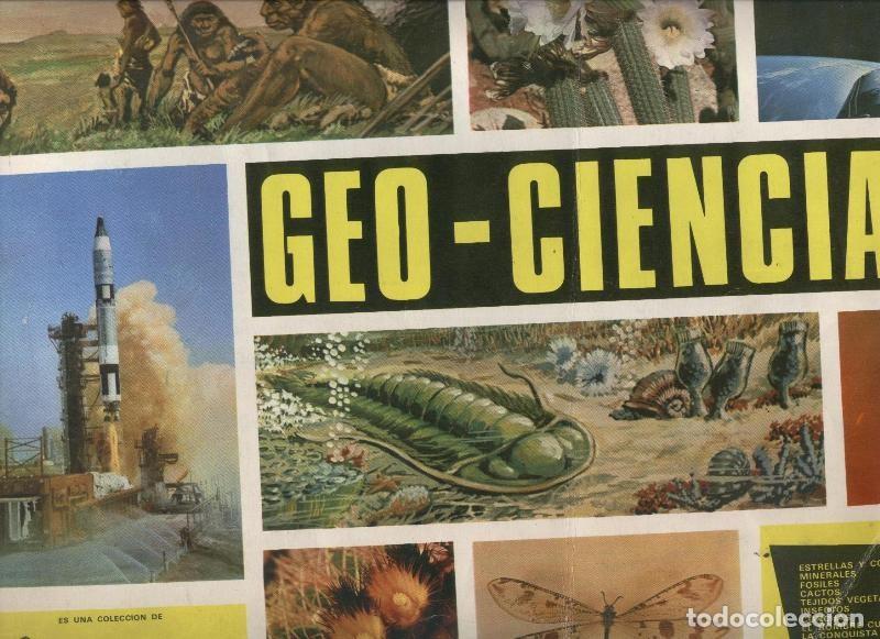 Colecionismo desportivo: Cromos: Geo Ciencias (album INCOMPLETO y algo fatigad0) - Varios
