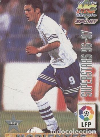 Collectionnisme sportif: Cromos: Liga 1996/1997: Superstars: Moriente y Gustavo Lopez - Varios