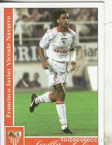 Collectionnisme sportif: Cromos: Liga 2002: Sevilla: Javi Navarro - Varios