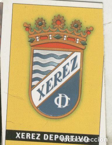 Collectionnisme sportif: Cromos: Liga 2002: Xerez Deportido: Escudo - Varios