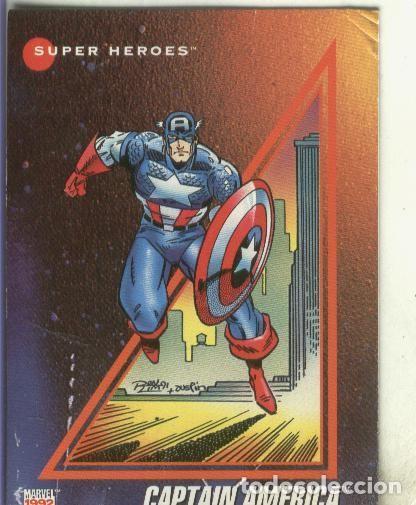 Collezionismo sportivo: Cromo: Captain America, edicion inglesa - Varios