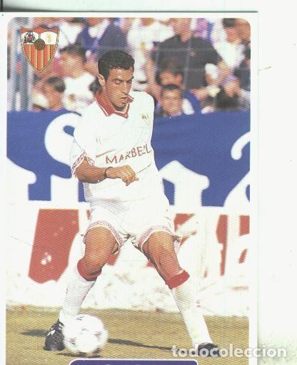 Collezionismo sportivo: Cromos: Las fichas de la liga 95/96-Sevilla: Monchu - Varios
