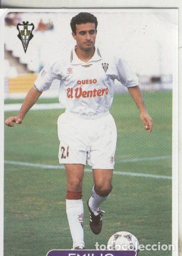 Colecionismo desportivo: Cromos: Las fichas de la liga 95/96-Albacete: Emilio - Varios