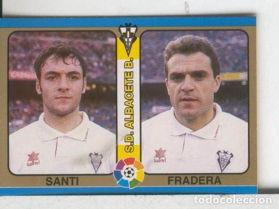 Collezionismo sportivo: Cromos: Futbol Total Liga 95: Albacete: Santi y Pradera - Varios