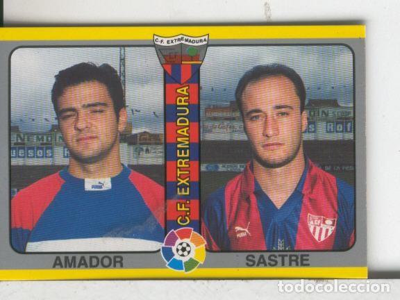 Collezionismo sportivo: Cromos: Futbol Total Liga 95: Extremadura: Amador y Sastre - Varios