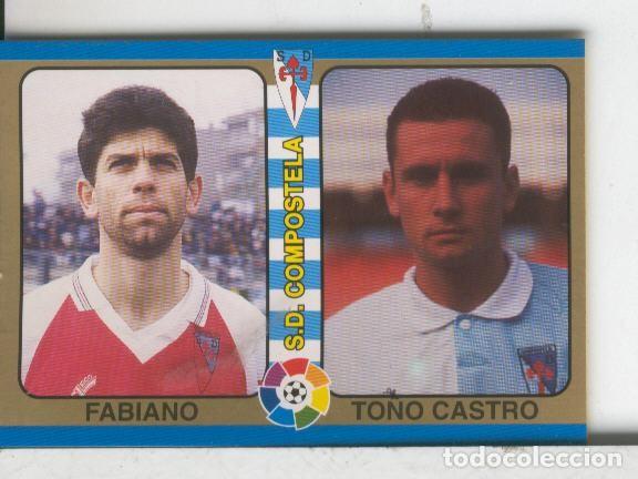 Sammelleidenschaft Sport: Cromos: Futbol Total Liga 95: Compostela: Fabiano y To&ntilde;o Castro - Varios