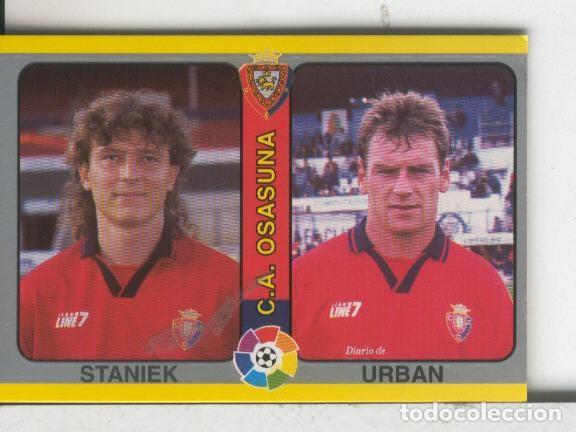 Collezionismo sportivo: Cromos: Futbol Total Liga 95: Osasuna: Staniek y Urban - Varios