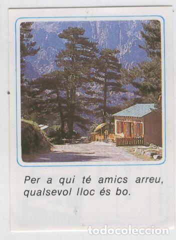 Collezionismo sportivo: Cromos: Missatges D&acute;alegria numerado 09 - Varios
