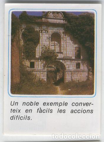 Collezionismo sportivo: Cromos: Missatges D&acute;alegria numerado 02 - Varios