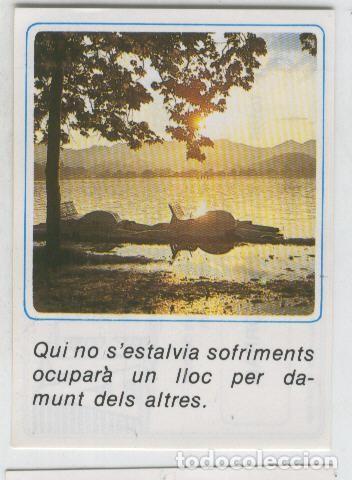 Collezionismo sportivo: Cromos: Missatges D&acute;alegria numerado 06 - Varios