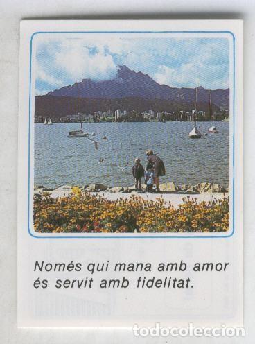 Collezionismo sportivo: Cromos: Missatges D&acute;alegria numerado 12 - Varios