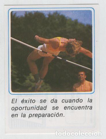 Collezionismo sportivo: Cromos: Mensajes de Alegria numerado 31 - Varios