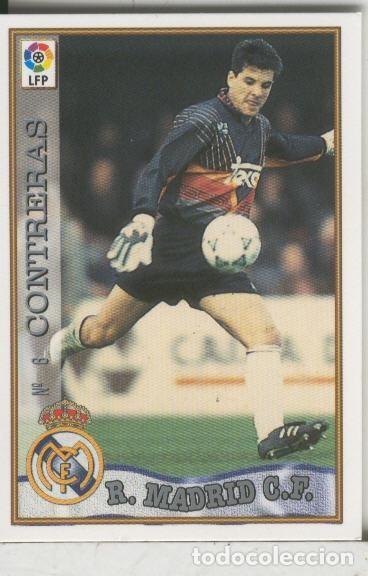 Coleccionismo deportivo: Cromos: Las Fichas de la liga 97-98: Real Madrid numero 06: Contreras - Varios