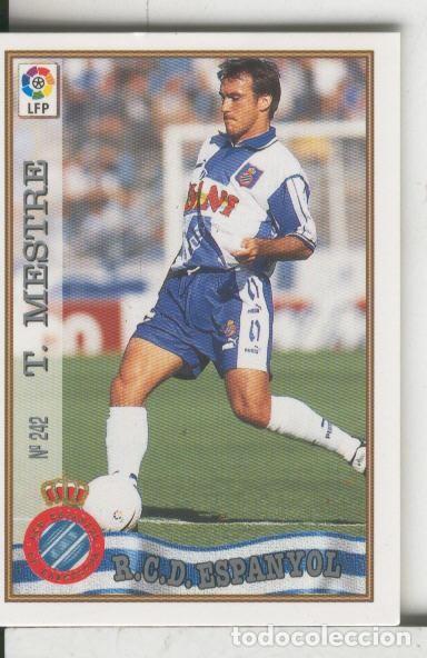 Collezionismo sportivo: Cromos: Las Fichas de la liga 97-98: R.C.D.Espanyol numero 242: T.Mestre - Varios