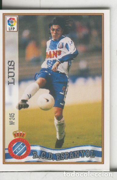 Collezionismo sportivo: Cromos: Las Fichas de la liga 97-98: R.C.D.Espanyol numero 245: Luis - Varios