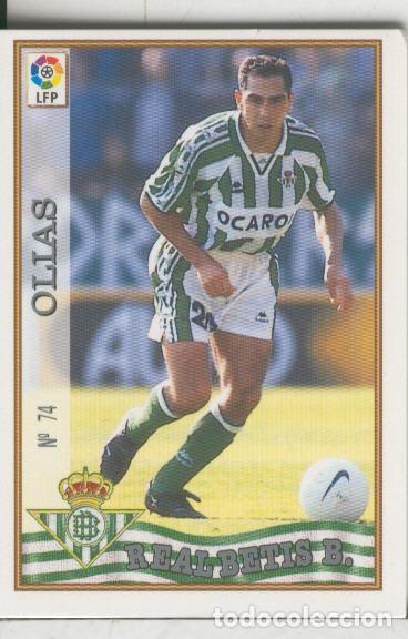 Coleccionismo deportivo: Cromos: Las Fichas de la liga 97-98: Real Betis numero 074: Olias - Varios