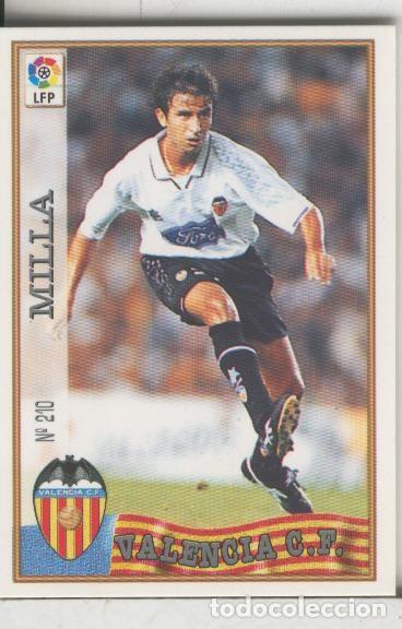 Collezionismo sportivo: Cromos: Las Fichas de la liga 97-98: C.F.Valencia numero 210: Milla - Varios