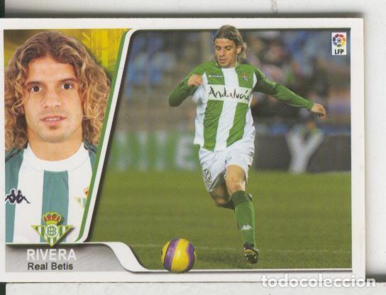 Coleccionismo deportivo: Cromos: Liga 2007-2008: Real Betis numero 283: Rivera - Varios