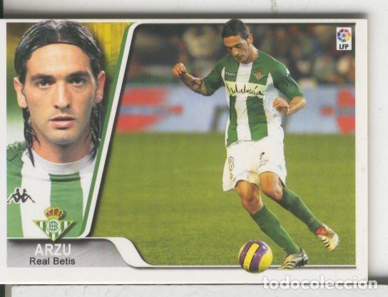 Coleccionismo deportivo: Cromos: Liga 2007-2008: Real Betis numero 280: Arzu - Varios