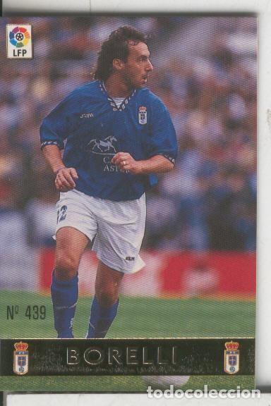 Collectionnisme sportif: Cromos: Liga 1996/97 numero 439: Borelli del Real Oviedo - Varios