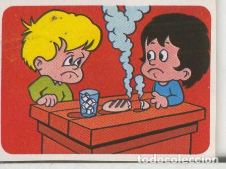 Collectionnisme sportif: Cromos: Juego de refranes numero 21: Agua fria y pan caliente nunca hicieron buen vientre - Varios