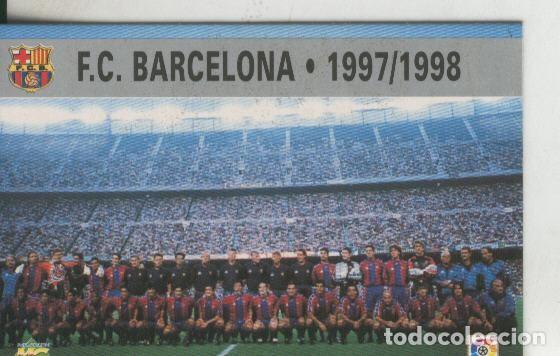 Collezionismo sportivo: Cromo Liga 97/98: F.C.Barcelona numero 23: Equipo - Varios