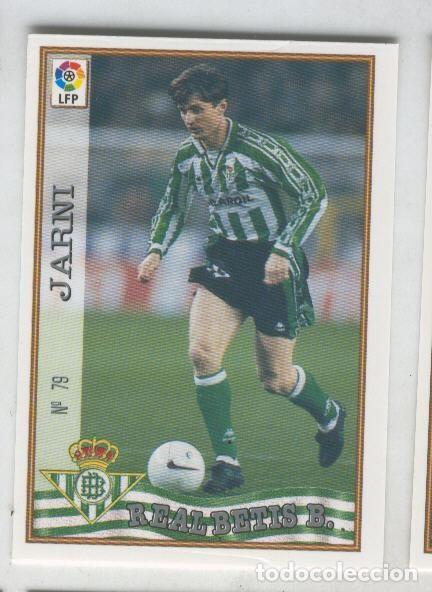 Coleccionismo deportivo: Cromo Liga 97/98: Betis numero 79: Jarni - Varios