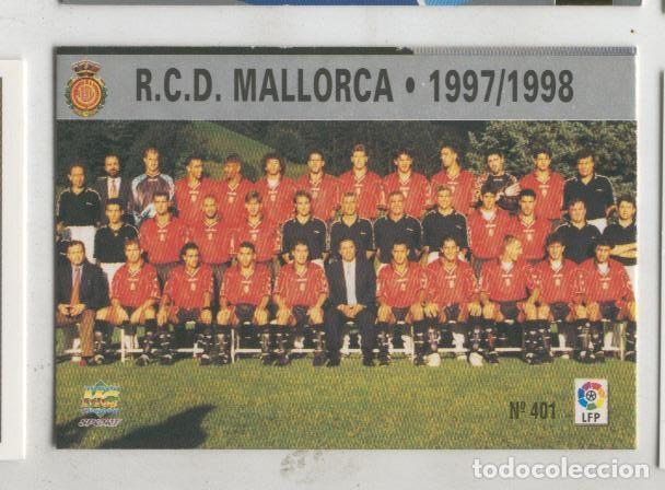 Collezionismo sportivo: Cromo Liga 97/98: R.C.D.Mallorca numero 401: Plantilla - Varios