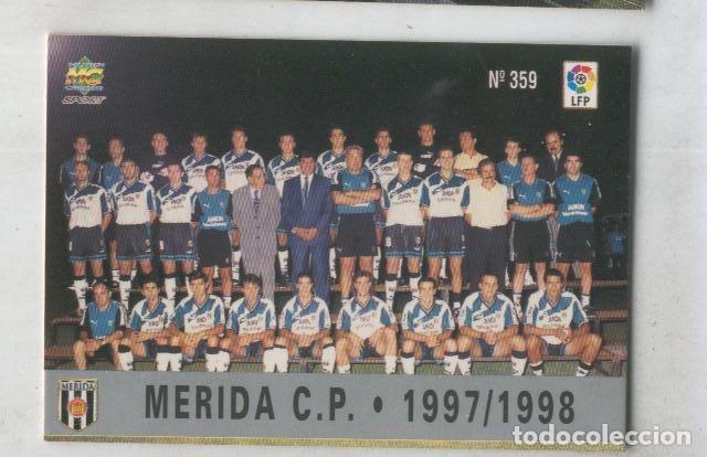 Coleccionismo deportivo: Cromo Liga 97/98: C.P.Merida numero 359: Plantilla - Varios