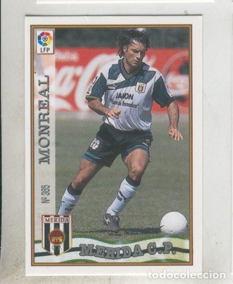 Coleccionismo deportivo: Cromo Liga 97/98: C.P.Merida numero 365: Monreal - Varios