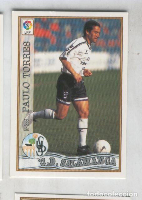 Coleccionismo deportivo: Cromo Liga 97/98: U.D.Salamanca numero 389: Paulo Torres - Varios