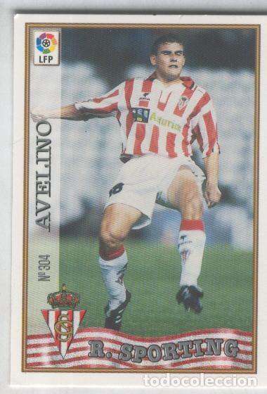 Colecionismo desportivo: Cromo Liga 97/98: R. Sporting numero 304: Avelino - Varios