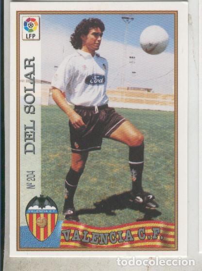 Colecionismo desportivo: Cromo Liga 97/98: C.F.Valencia numero 204: Del Solar - Varios